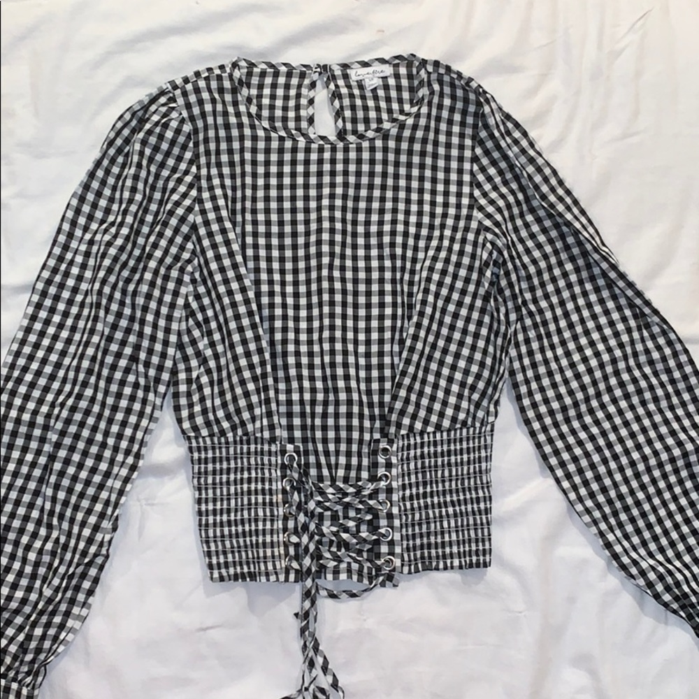 Checkered blouse